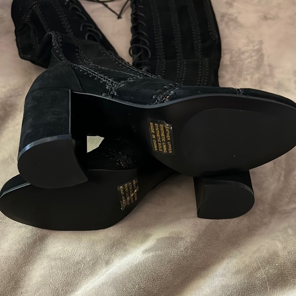 Free People x Silent D Blaire Lace-Up Boots US 8 - Picture 5 of 9